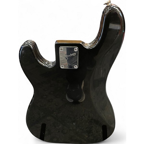 Used Squier STANDARD PRECISION BASS v Black Electric Bass Guitar