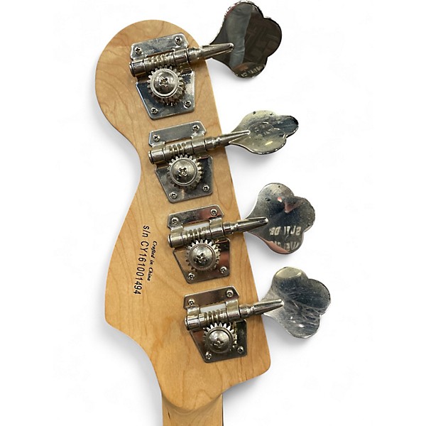 Used Squier Affinity Precision Bass Black Electric Bass Guitar