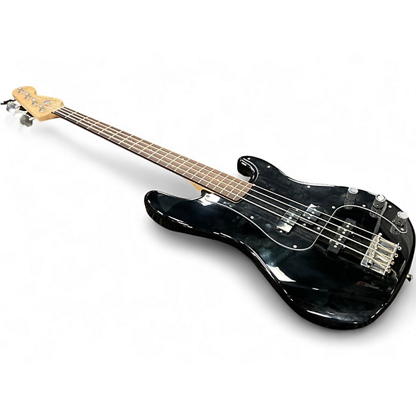 Used Squier Affinity Precision Bass Black Electric Bass Guitar