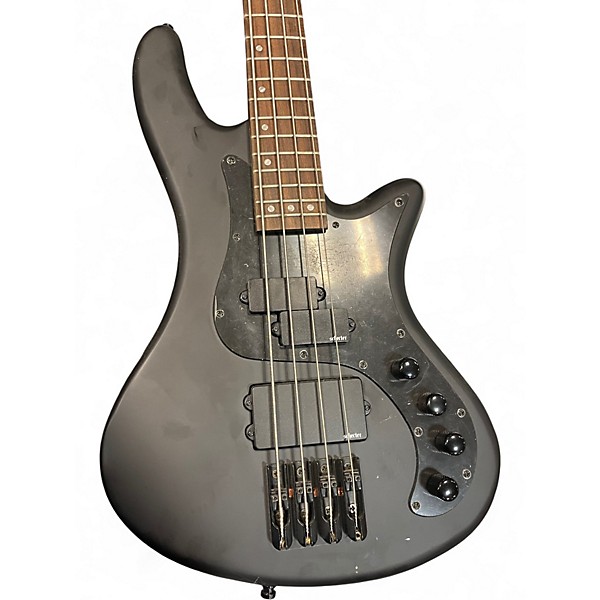 Used Schecter Guitar Research STEALTH 4 Black Electric Bass Guitar