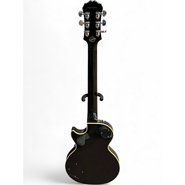 Used Epiphone Les Paul Custom Silverburst Solid Body Electric Guitar