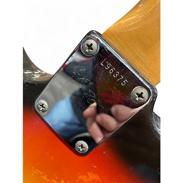 Vintage 1965 Fender Jaguar Tobacco Burst Solid Body Electric Guitar