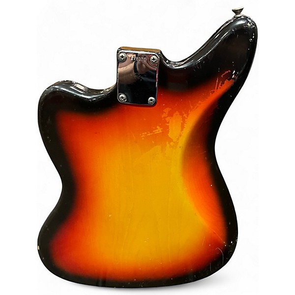 Vintage 1965 Fender Jaguar Tobacco Burst Solid Body Electric Guitar
