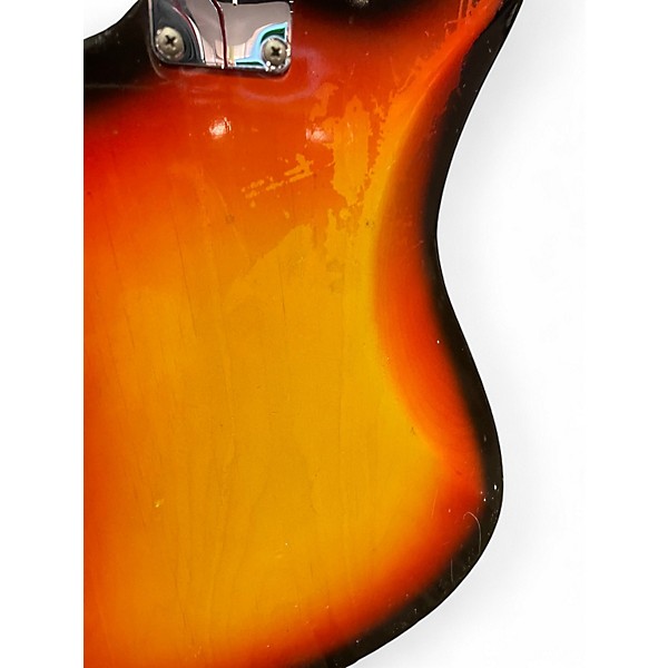 Vintage 1965 Fender Jaguar Tobacco Burst Solid Body Electric Guitar
