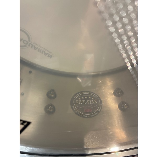 Used Mapex 14X5.5 Black Panther Premium Snare Silver Drum