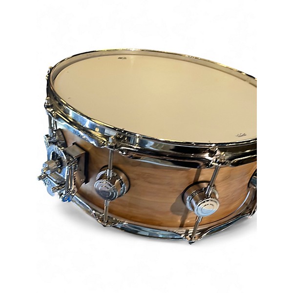 Used DW 5.5X14 Collector's Series Birch Snare Drum Natural Drum