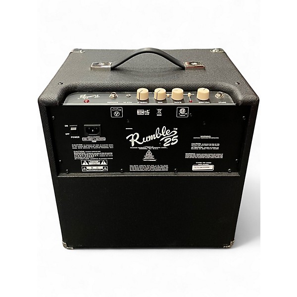 Used Fender Rumble 25 25W 1x8 Bass Combo Amp