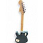 Used Squier PANAMA TELECASTER DELUXE Blue Solid Body Electric Guitar
