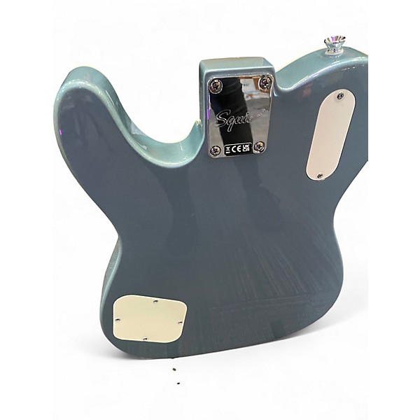 Used Squier PANAMA TELECASTER DELUXE Blue Solid Body Electric Guitar