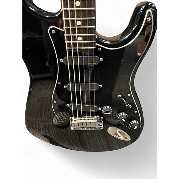 Used 1999 Fender American Standard Stratocaster Black Solid Body Electric Guitar