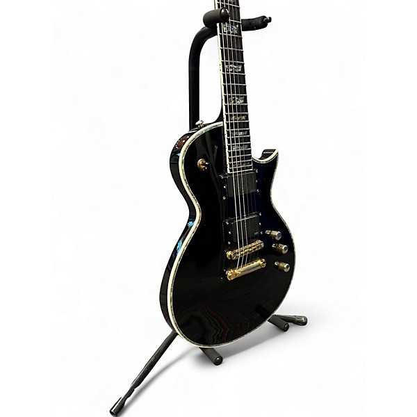 Used ESP LTD EC1000 Deluxe Black Solid Body Electric Guitar