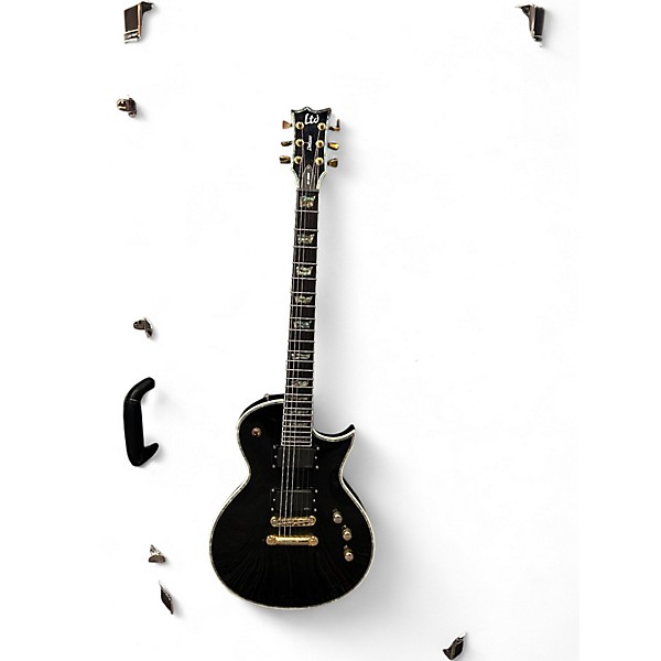 Used ESP LTD EC1000 Deluxe Black Solid Body Electric Guitar
