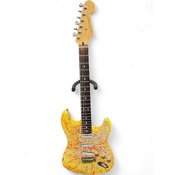 Used Fender Splattercaster Stratocaster Splatter Solid Body Electric Guitar