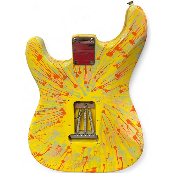 Used Fender Splattercaster Stratocaster Splatter Solid Body Electric Guitar