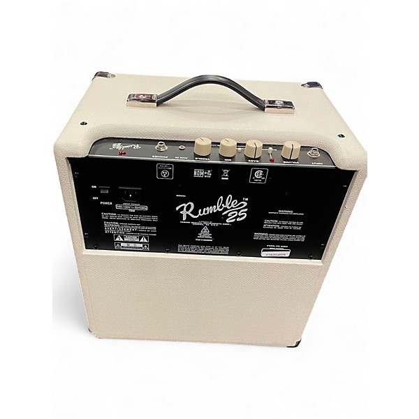 Used Fender Rumble 25 25W 1x8 Bass Combo Amp