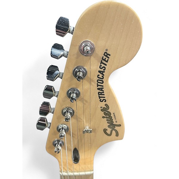 Used Squier Stratocaster HSS Blue Solid Body Electric Guitar