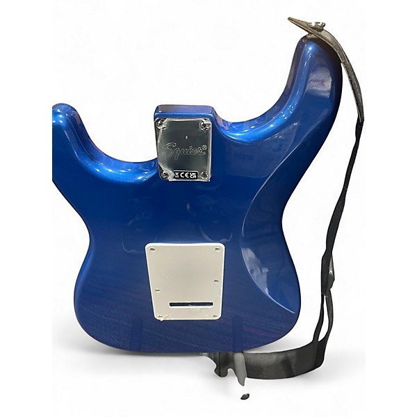 Used Squier Stratocaster HSS Blue Solid Body Electric Guitar