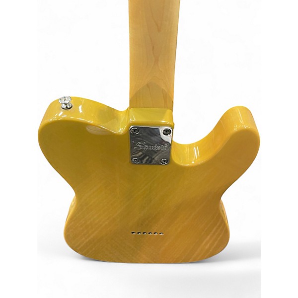 Used Squier Affinity Telecaster Left Handed Blonde Electric Guitar