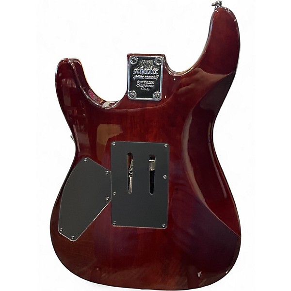 Used Schecter Guitar Research Omen Extreme 6 Floyd Rose Tobacco Burst Solid Body Electric Guitar