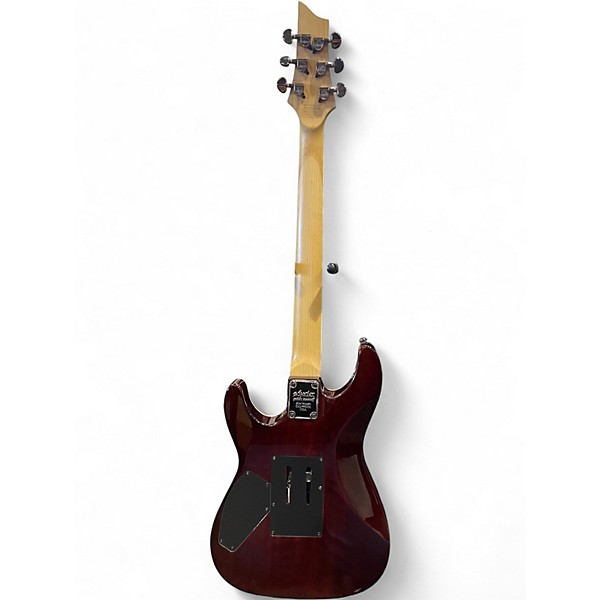 Used Schecter Guitar Research Omen Extreme 6 Floyd Rose Tobacco Burst Solid Body Electric Guitar