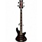 Used Schecter Guitar Research Stiletto Extreme 4 String Trans Red Electric Bass Guitar thumbnail