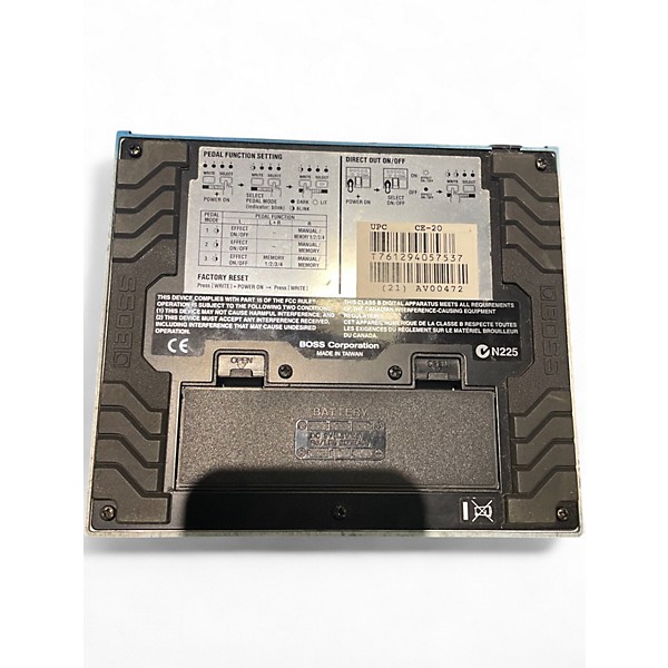 Used BOSS CE20 Chorus Ensemble Effect Pedal