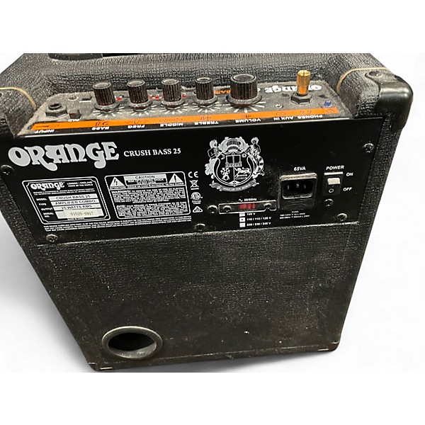 Used Orange Amplifiers Crush Bass 25 Bass Combo Amp
