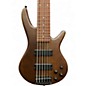 Used Ibanez GSR206 6 String Flat Walnut Electric Bass Guitar