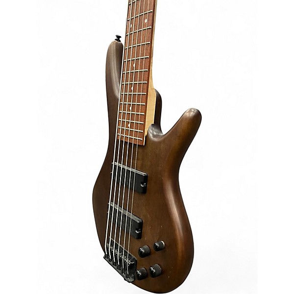 Used Ibanez GSR206 6 String Flat Walnut Electric Bass Guitar
