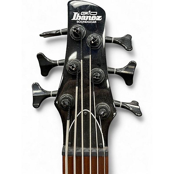Used Ibanez GSR206 6 String Flat Walnut Electric Bass Guitar