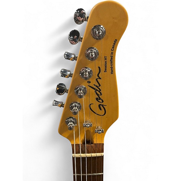 Used Godin Session HT White Solid Body Electric Guitar