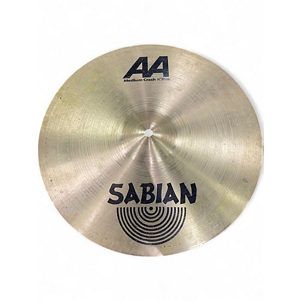Used SABIAN 16in AA Medium Crash Cymbal