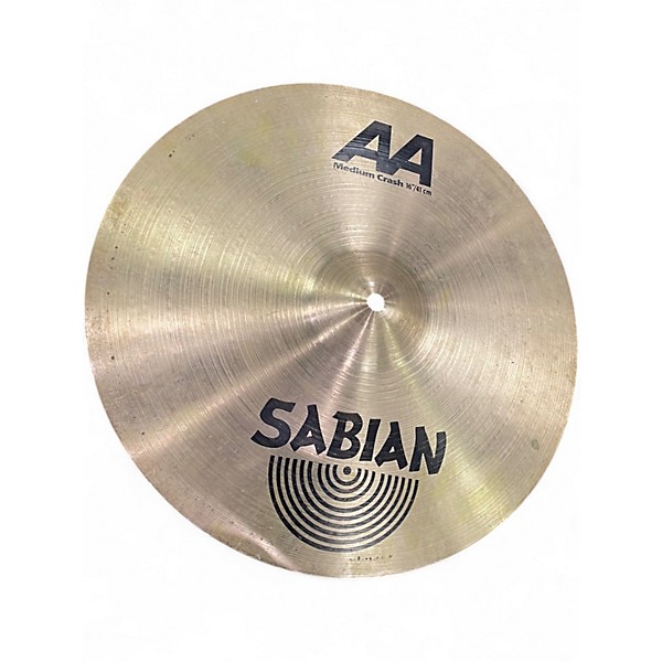 Used SABIAN 16in AA Medium Crash Cymbal