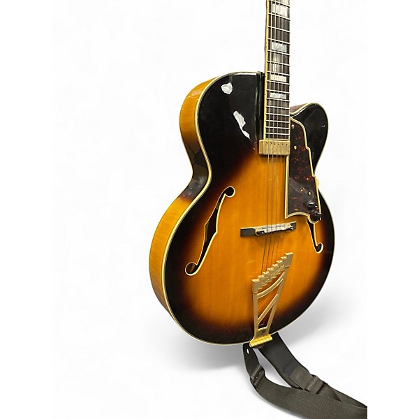 Used D'Angelico EXL-1 Tobacco Burst Hollow Body Electric Guitar