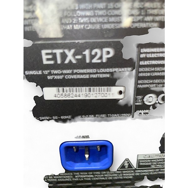 Used Electro-Voice ETX12P Powered Speaker