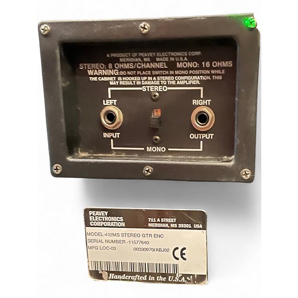 Used Peavey Triple XXX 4x12 Straight Guitar Cabinet