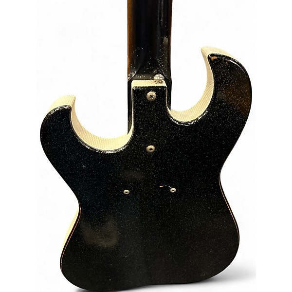 Vintage 1960s Silvertone 1448 w/ Amp Case White Solid Body Electric Guitar