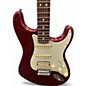 Used 2021 Fender American Performer Stratocaster HSS METALLIC MAROON Solid Body Electric Guitar