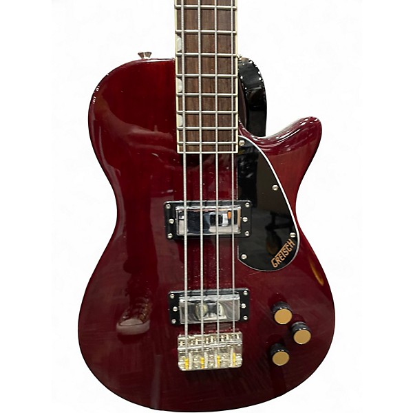 Used Gretsch Guitars Streamliner Jet Club Bass Single-Cut Short-Scale walnut stain Electric Bass Guitar