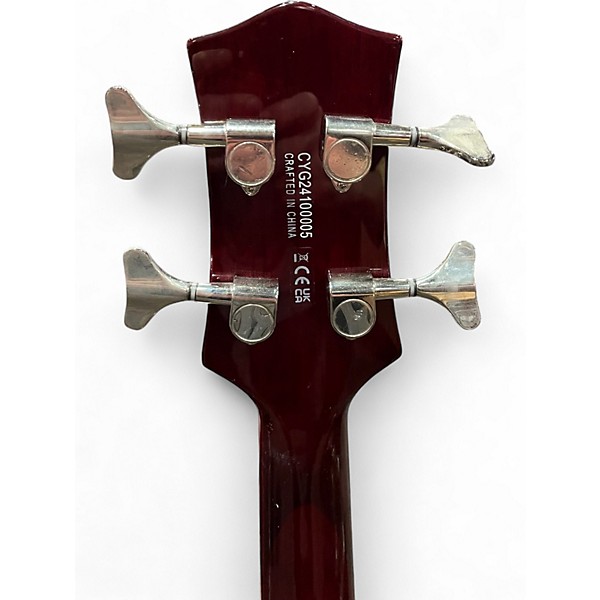 Used Gretsch Guitars Streamliner Jet Club Bass Single-Cut Short-Scale walnut stain Electric Bass Guitar