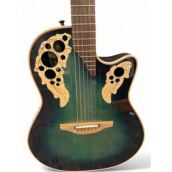 Used Ovation 2778AX-5 Standard Elite Green Acoustic Electric Guitar