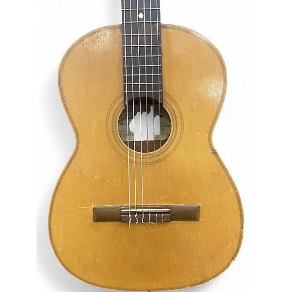 Used 1966 Giannini Guitars 6 Natural Classical Acoustic Guitar