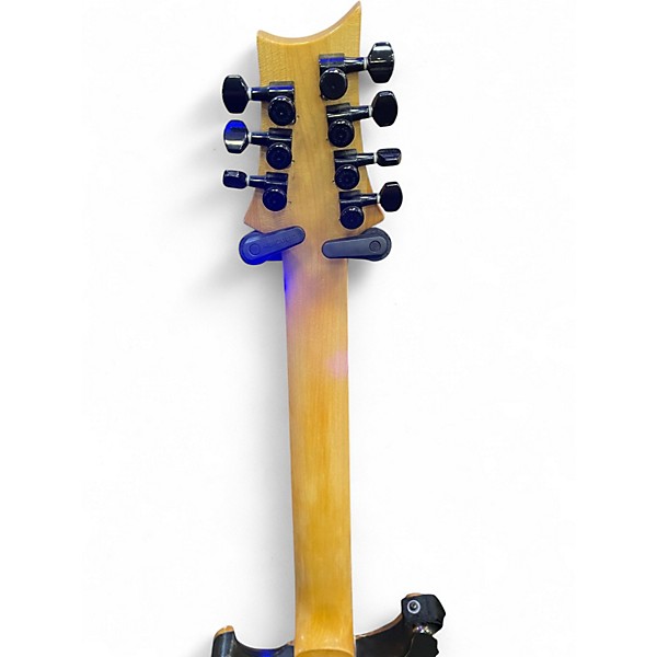 Used PRS SE Custom 24 7 STRING Trans Purple Solid Body Electric Guitar