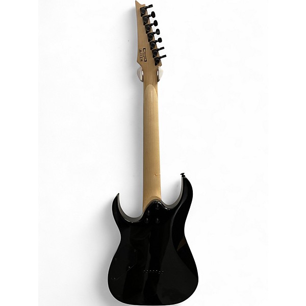 Used Ibanez GRG7221QA Trans Black Solid Body Electric Guitar