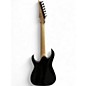 Used Ibanez GRG7221QA Trans Black Solid Body Electric Guitar