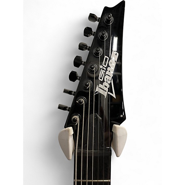 Used Ibanez GRG7221QA Trans Black Solid Body Electric Guitar
