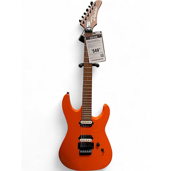 Used Dean MD24 Orange Solid Body Electric Guitar