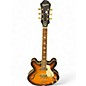 Used Epiphone Casino Tobacco Sunburst Hollow Body Electric Guitar thumbnail