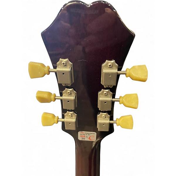 Used Epiphone Casino Tobacco Sunburst Hollow Body Electric Guitar