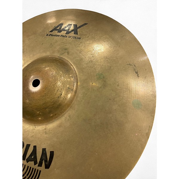 Used SABIAN 14in AAX Xplosion Hi Hat Pair Cymbal